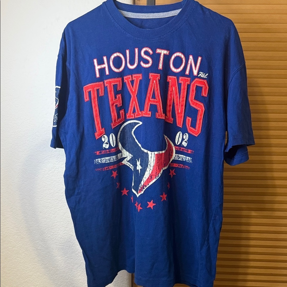 Men’s Blue Houston Texans TShirt Size XL